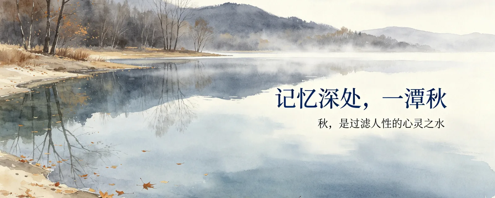 记忆深处，一潭秋