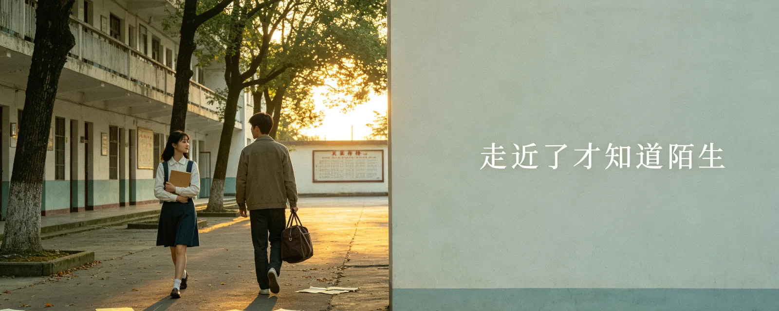 走近了 才知道陌生